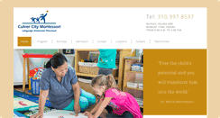 Desktop Screenshot of culvercitymontessori.com